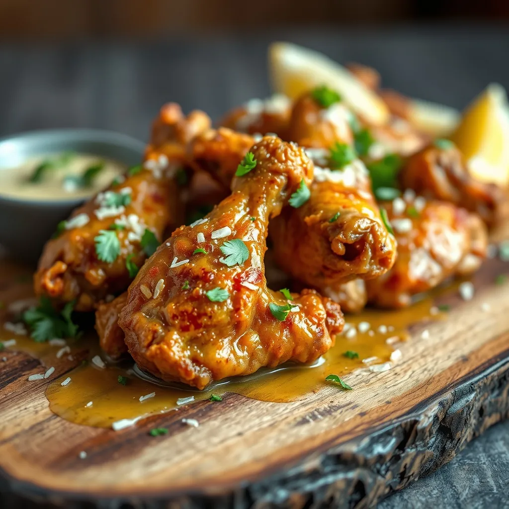 Golden brown crispy