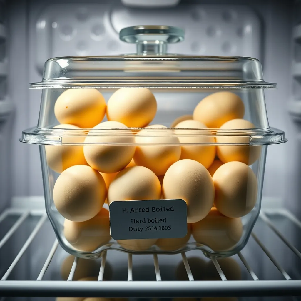 Hard boiled eggs