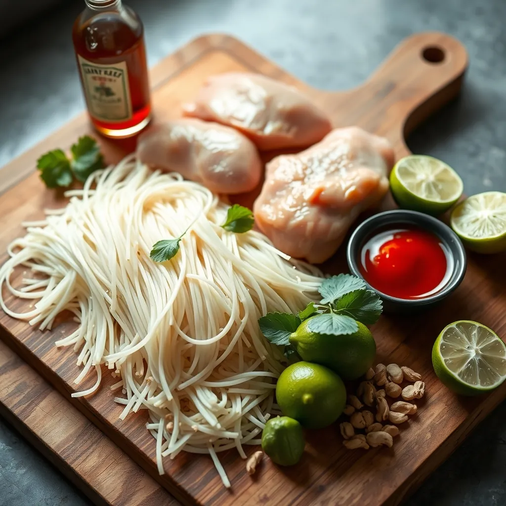 Raw ingredients pad