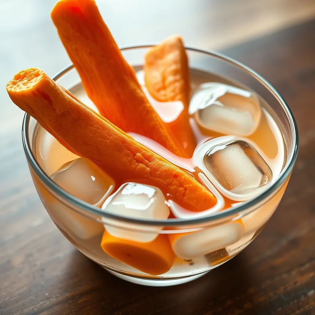 Raw sweet potato