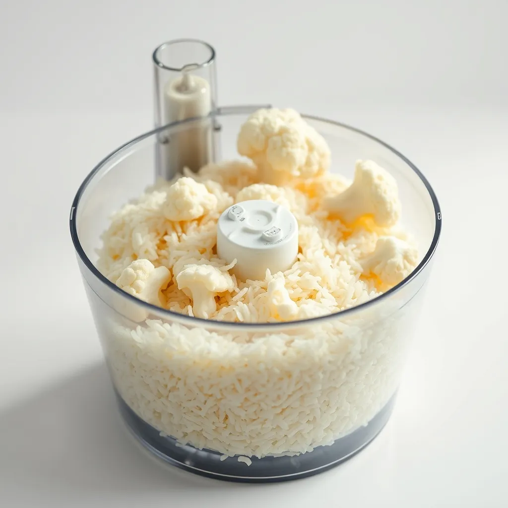 Raw white cauliflower