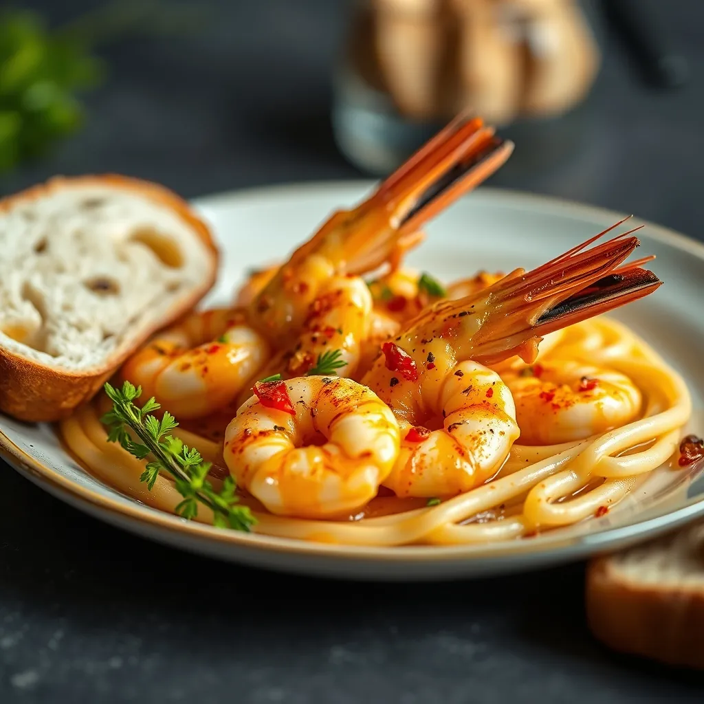 Spicy garlic butter