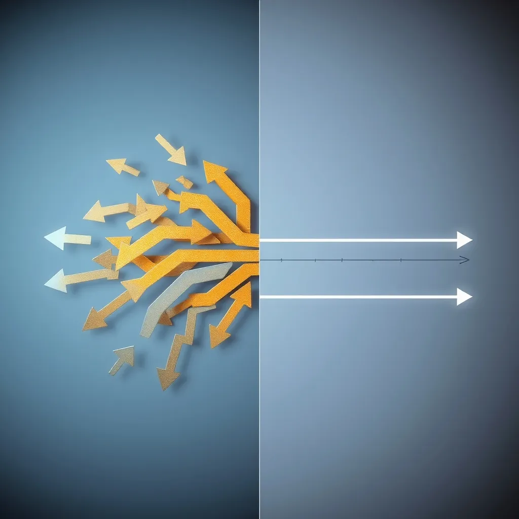 Split comparison graphic
