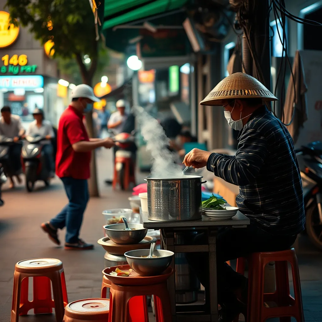 Street food vendor