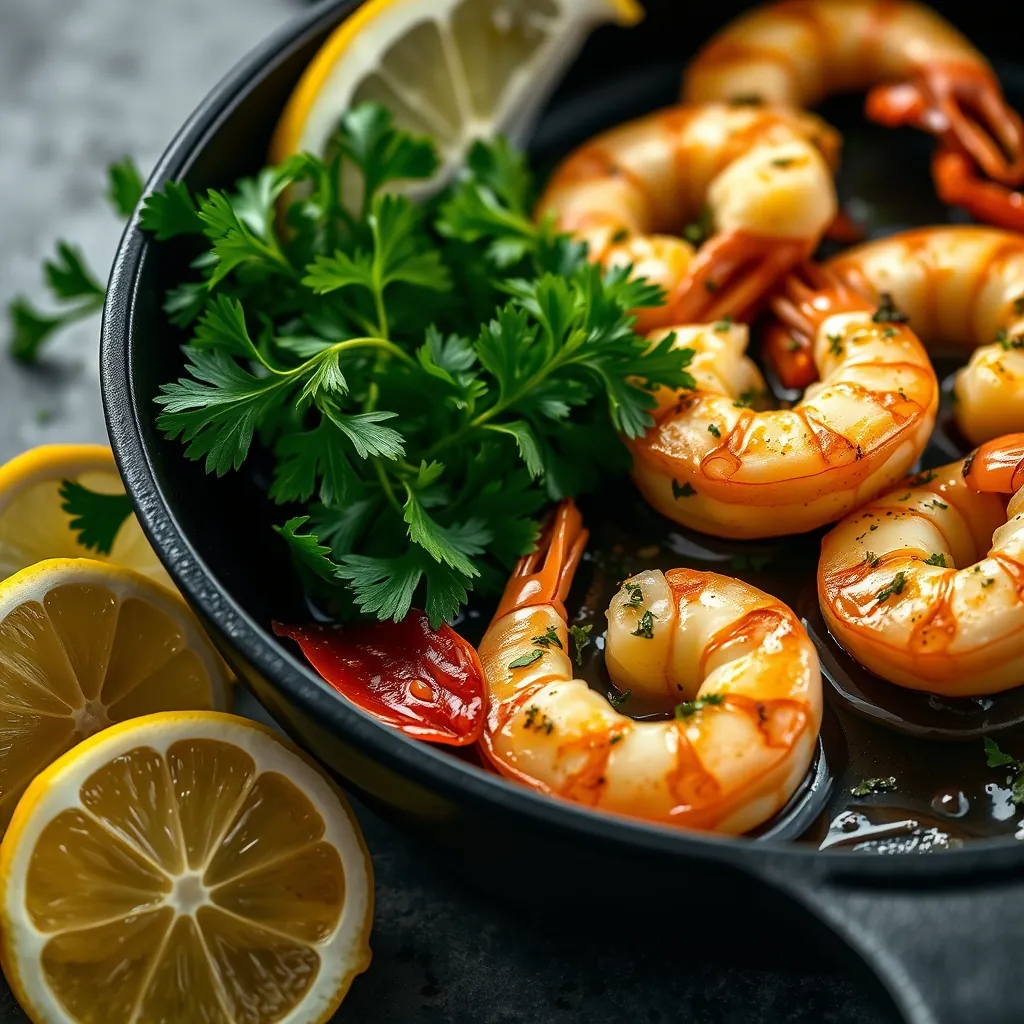 Succulent garlic butter