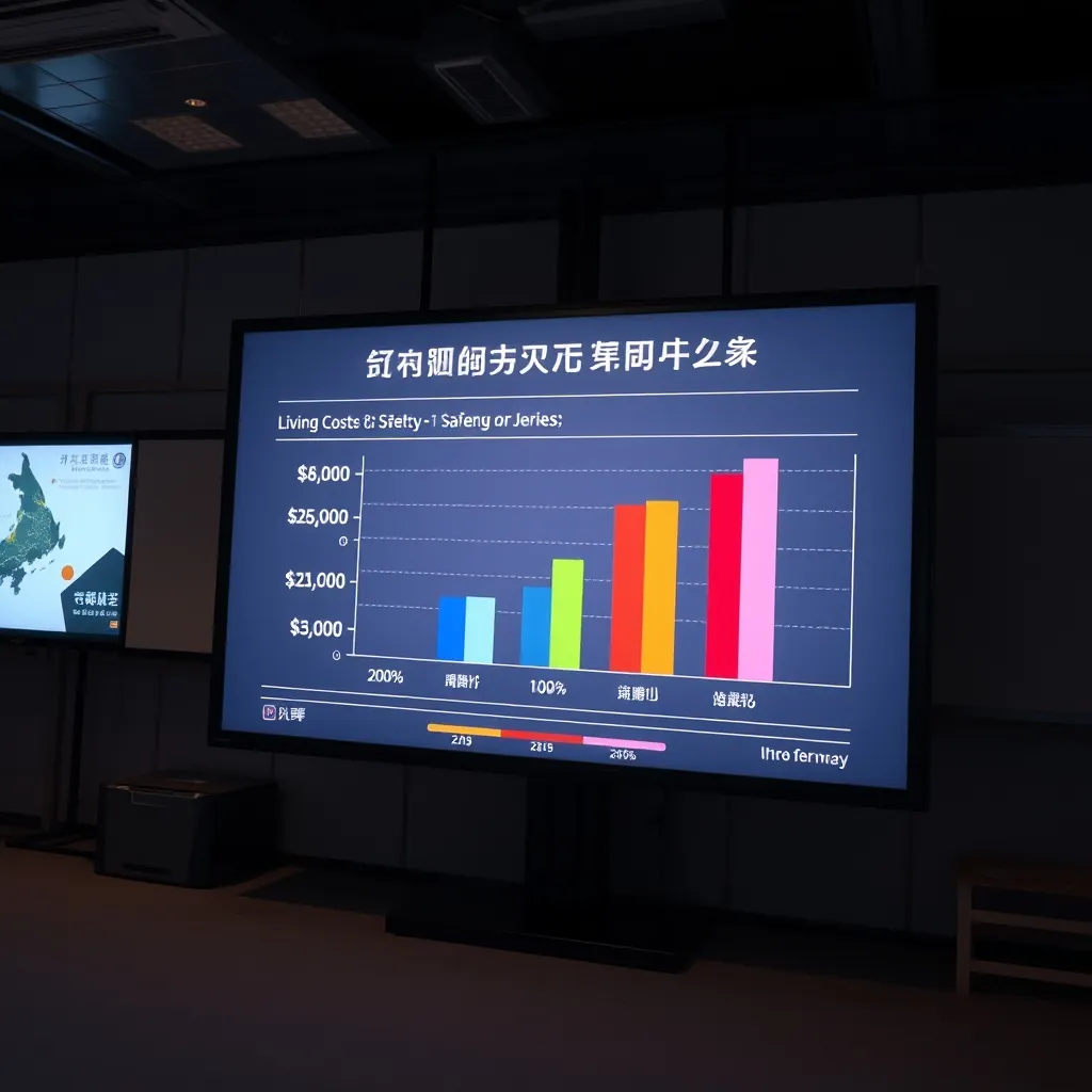 3都市の生活費・交通・安全性を比較するデータ可視化