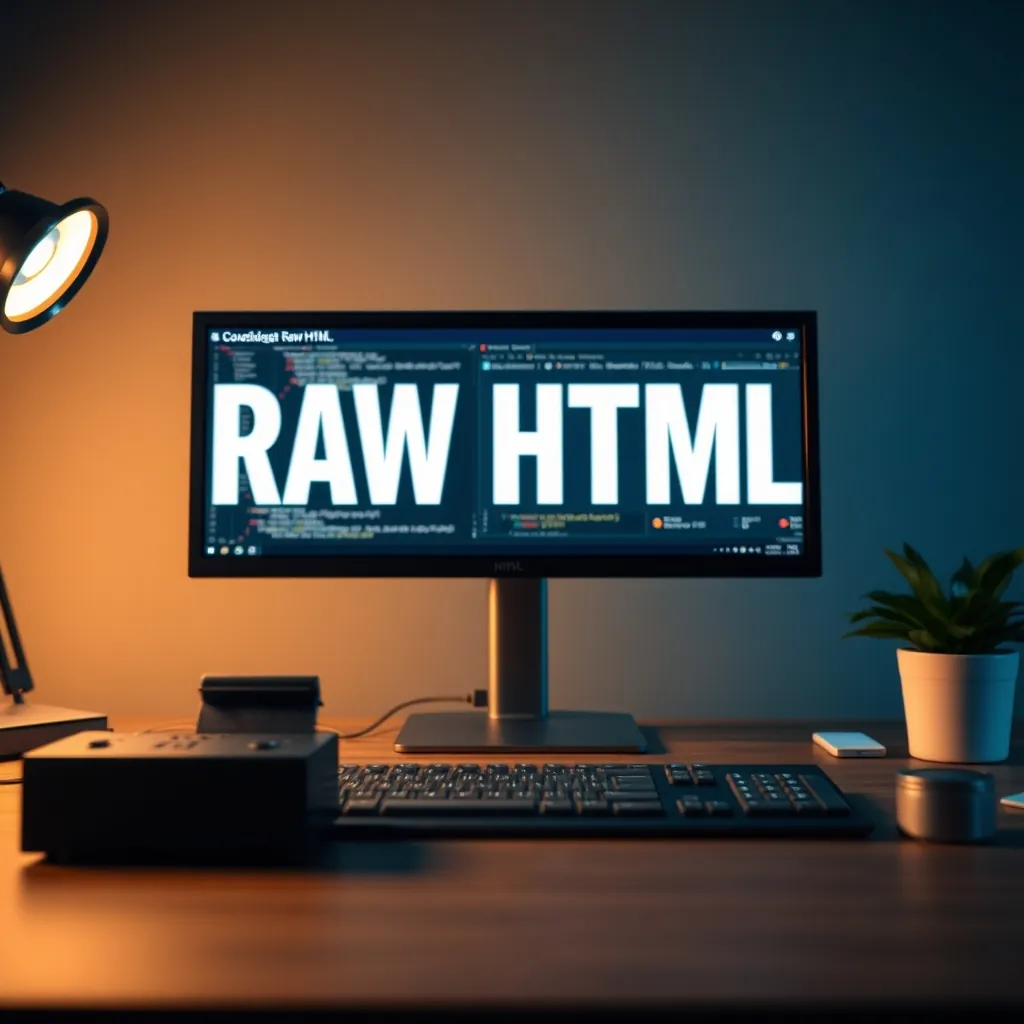 ソフトウェアテストにおけるRaw HTMLの基本と利点 Basics advantages raw