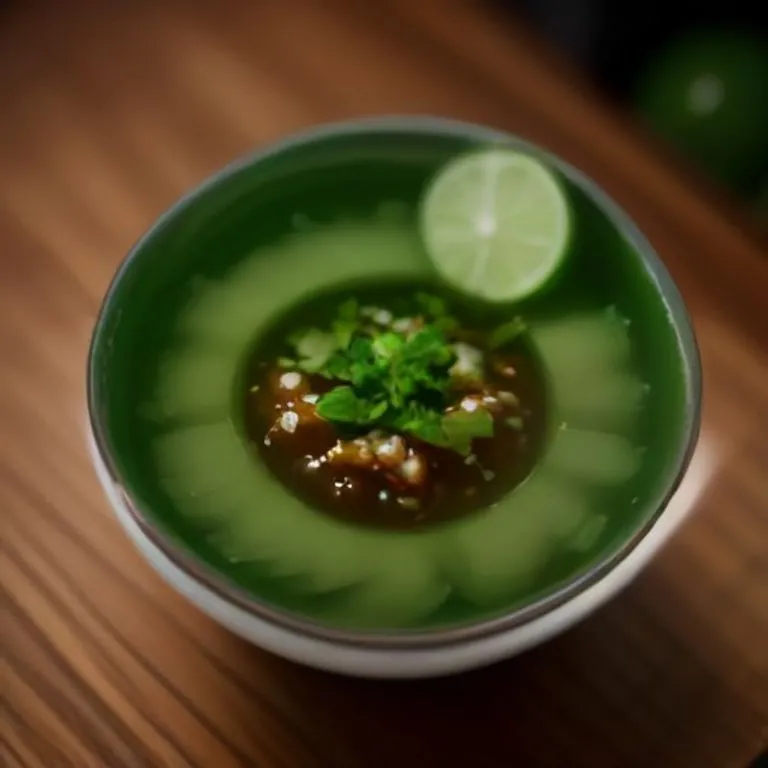 Bát nước chấm chua ngọt với tỏi ớt nổi lên trên, linh hồn của món bún chả Hà Nội Bát nước chấm chua ngọt với tỏi ớt nổi lên trên, linh hồn của món bún chả Hà Nội