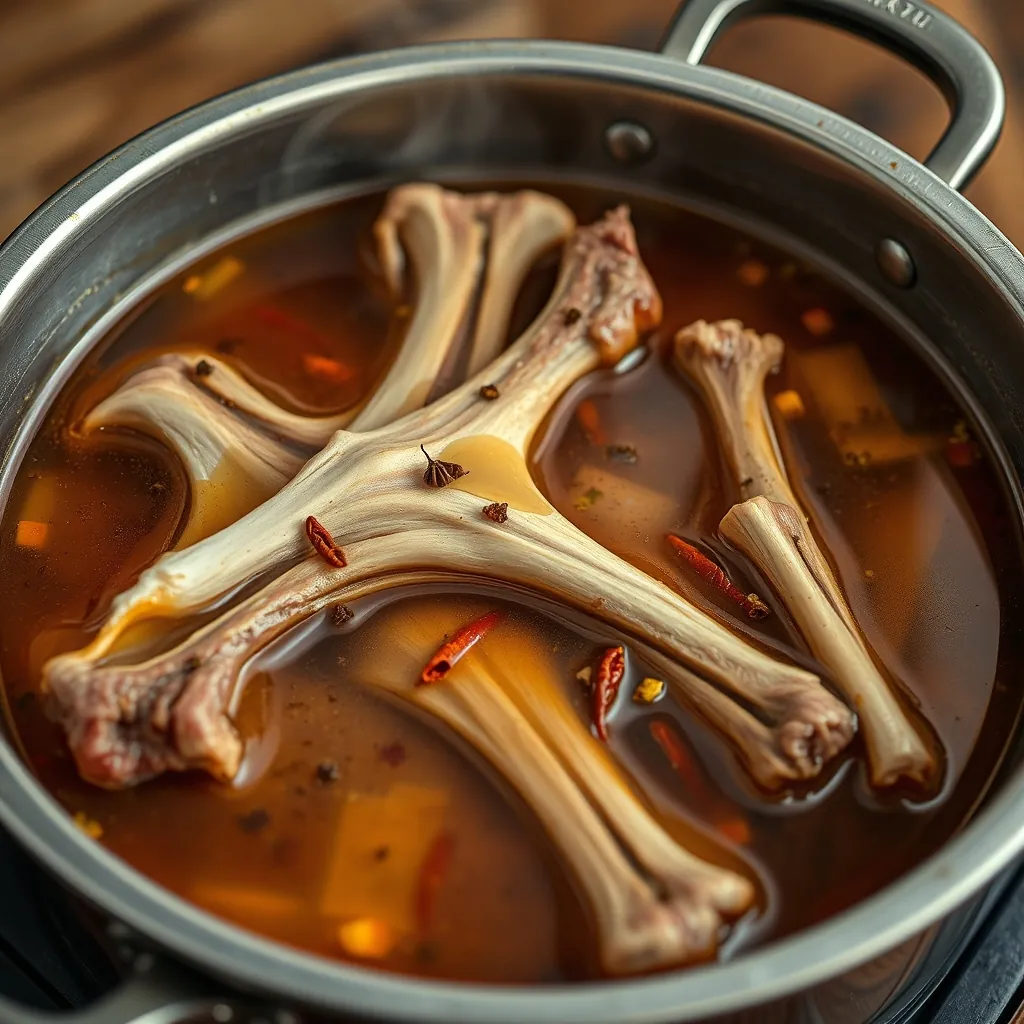 Beef bones oxtail