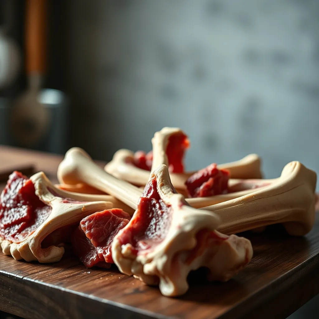 Chọn xương bò để nấu nước dùng Beef bones selection