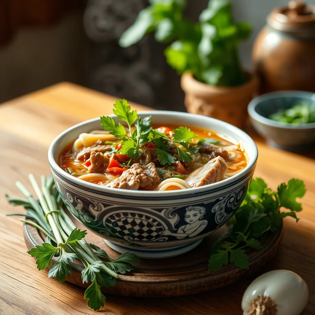 Beef noodle soup