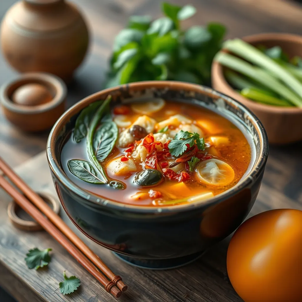 Bowl pho rich