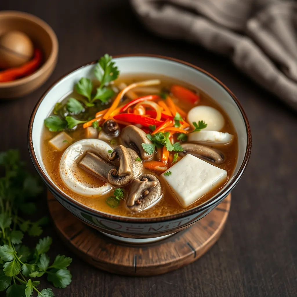 Bowl vegetarian pho