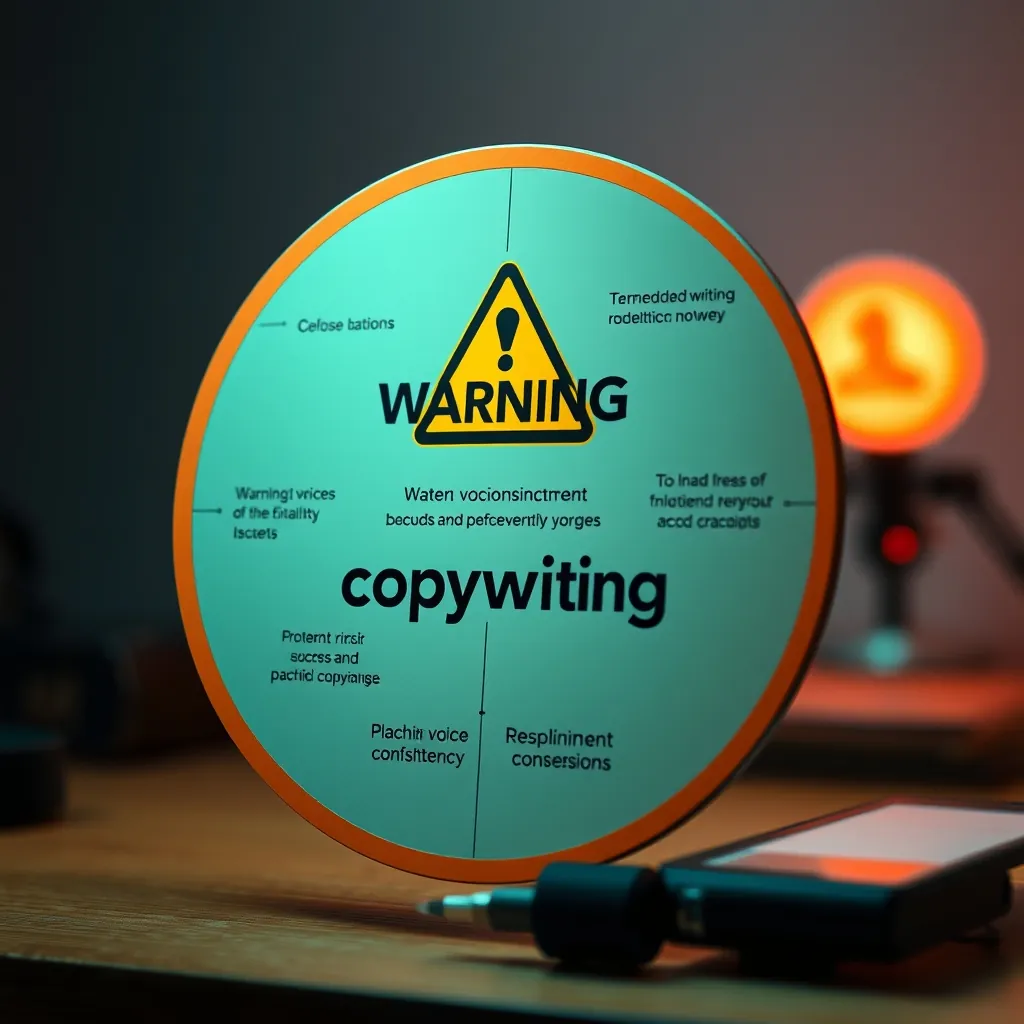 Sơ đồ cảnh báo rủi ro tiềm ẩn khi dùng AI viết content gồm giọng văn không nhất quán, vấn đề đạo văn và bản quyền Sơ đồ cảnh báo rủi ro tiềm ẩn khi dùng AI viết content gồm giọng văn không nhất quán, vấn đề đạo văn và bản quyền