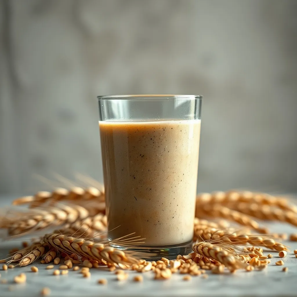 Choose barley smoothies
