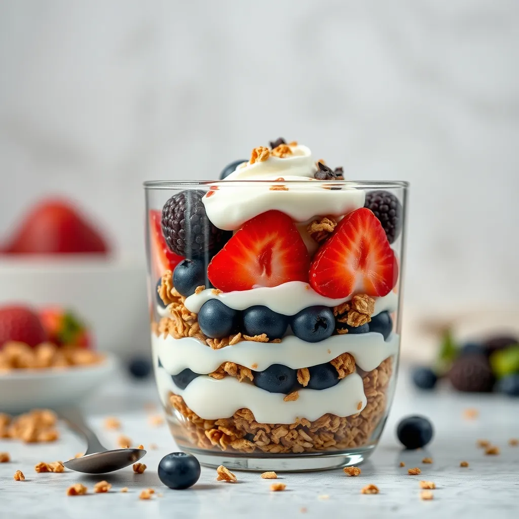 Colorful and nutritious breakfast option