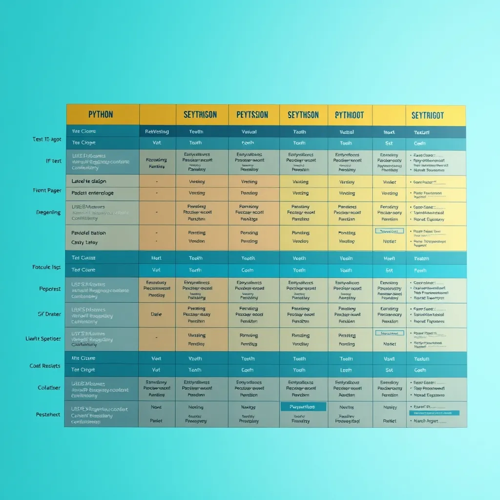 Comparison chart python
