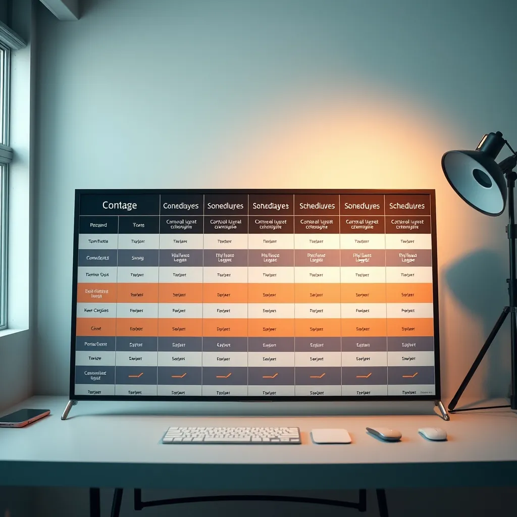 Một bảng so sánh các công cụ lên lịch bài đăng trên mạng xã hội Comparison chart social