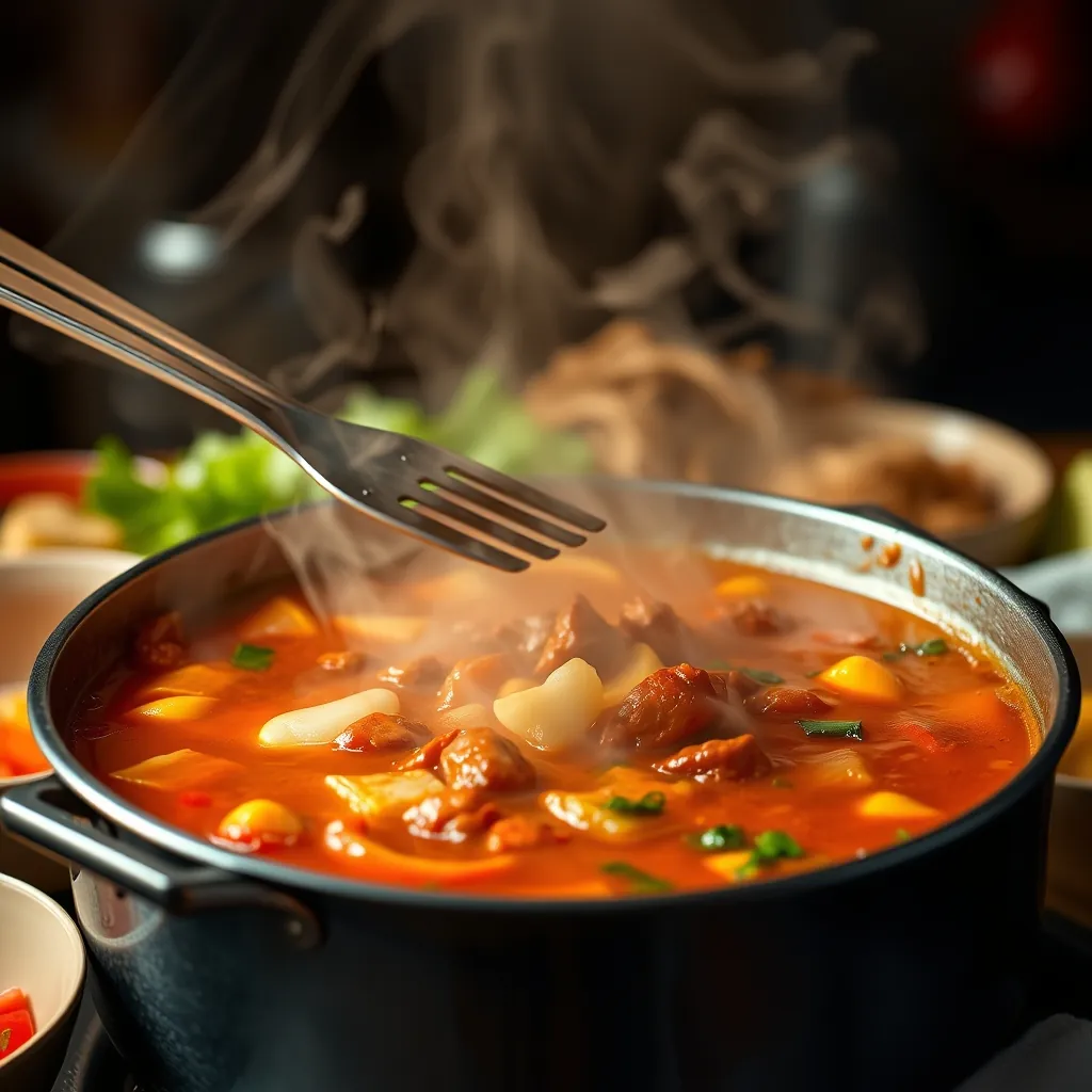 Cooking thai spicy
