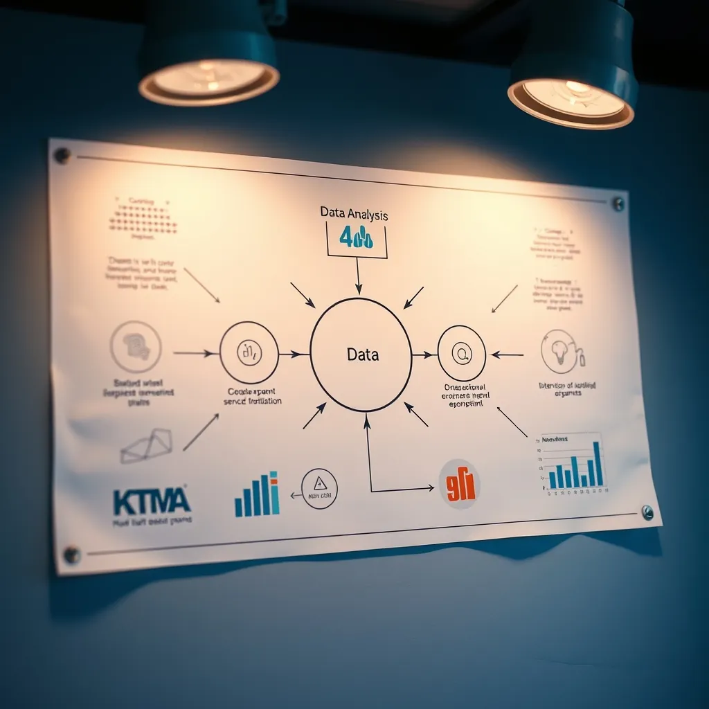 データ分析プロセスを示す図 Diagram illustrating data