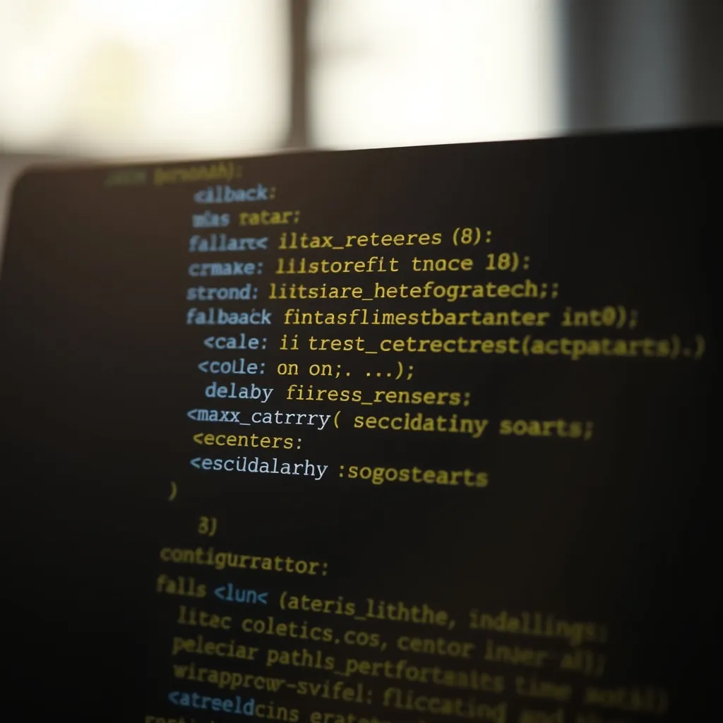 Đoạn mã JSON cấu hình các tham số fallback gồm max_retries, delay_seconds và mảng secondary_paths Đoạn mã JSON cấu hình các tham số fallback gồm max_retries, delay_seconds và mảng secondary_paths