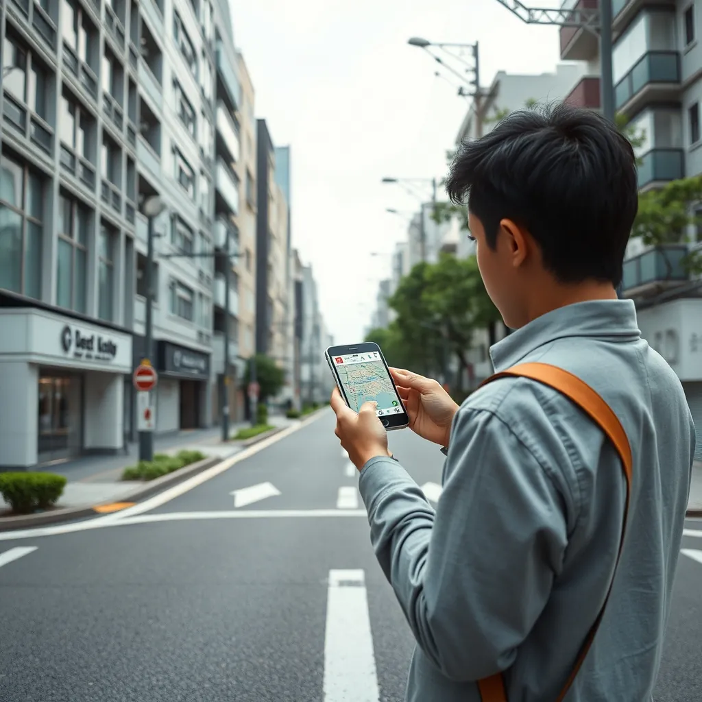 都市選びに迷う人のイメージ 都市選びに迷う人のイメージ