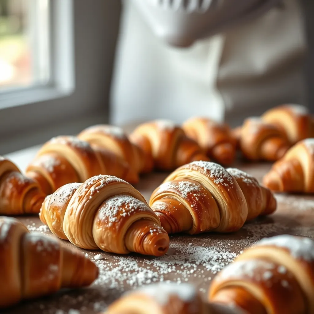 Un guide étape par étape sur le façonnage des croissants en leur forme emblématique de croissant