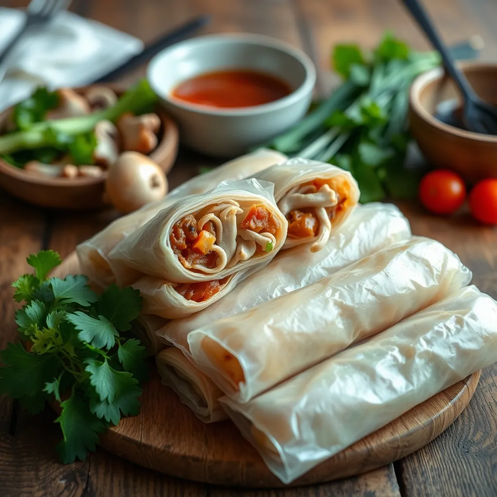 Fresh ingredients vietnamese