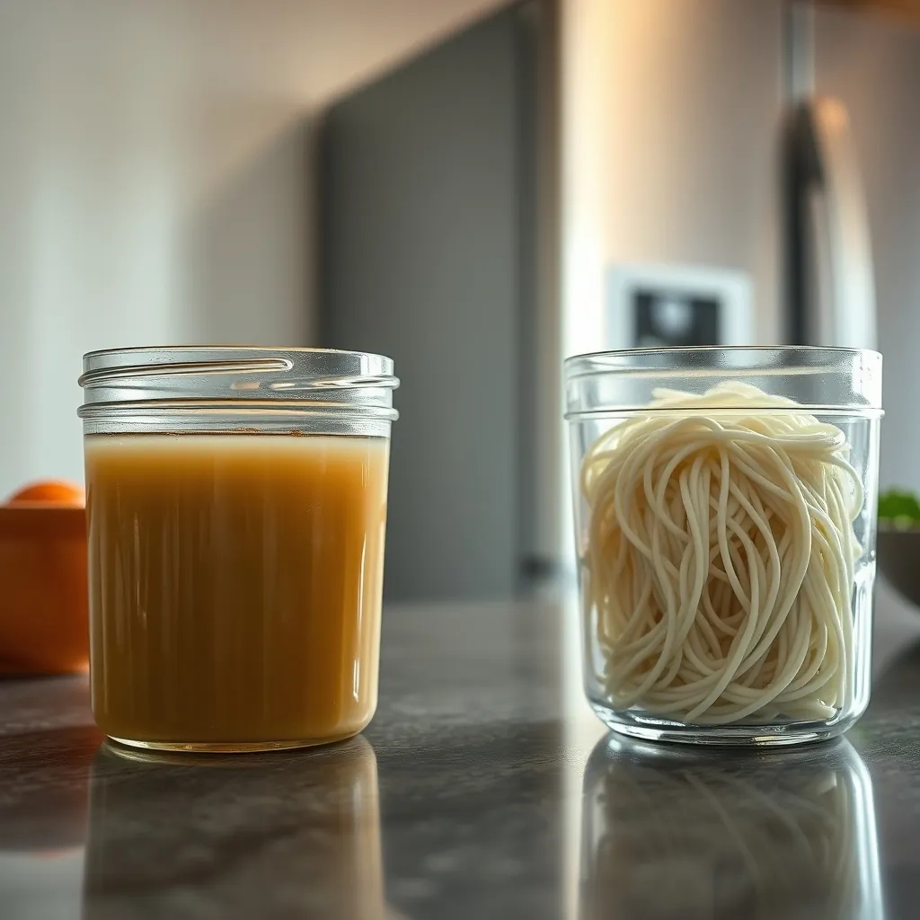 Glass containers leftover