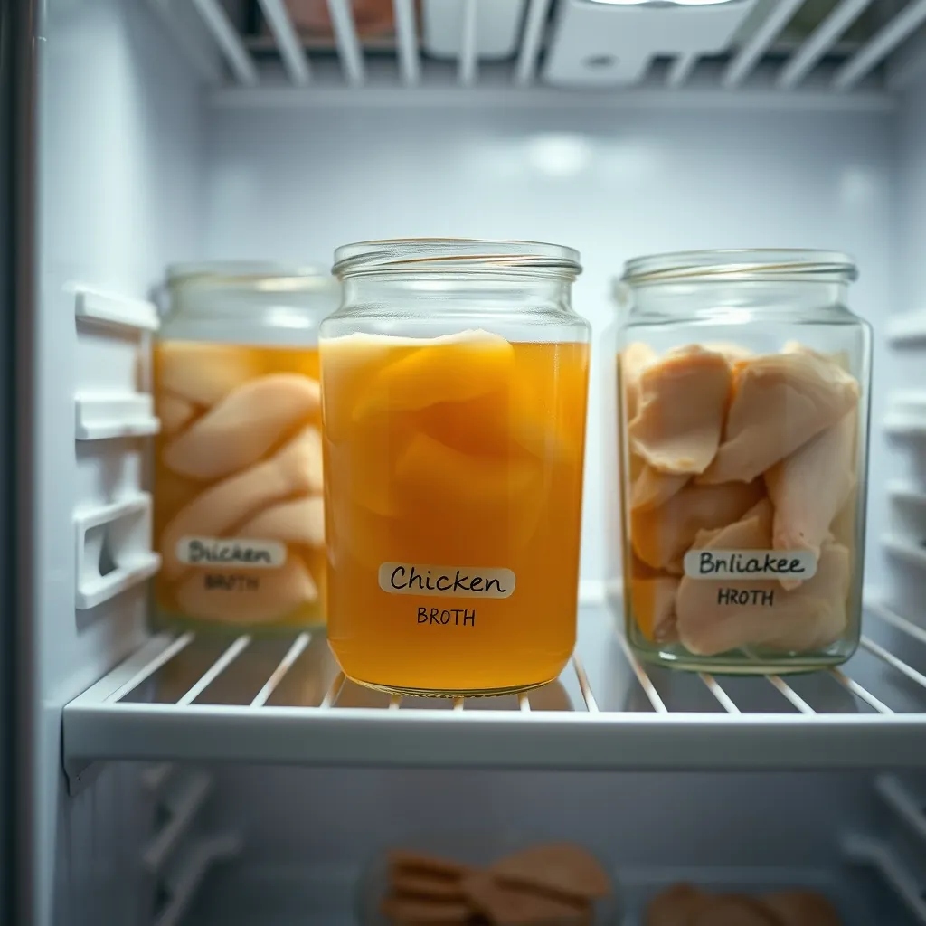 Glass containers storing