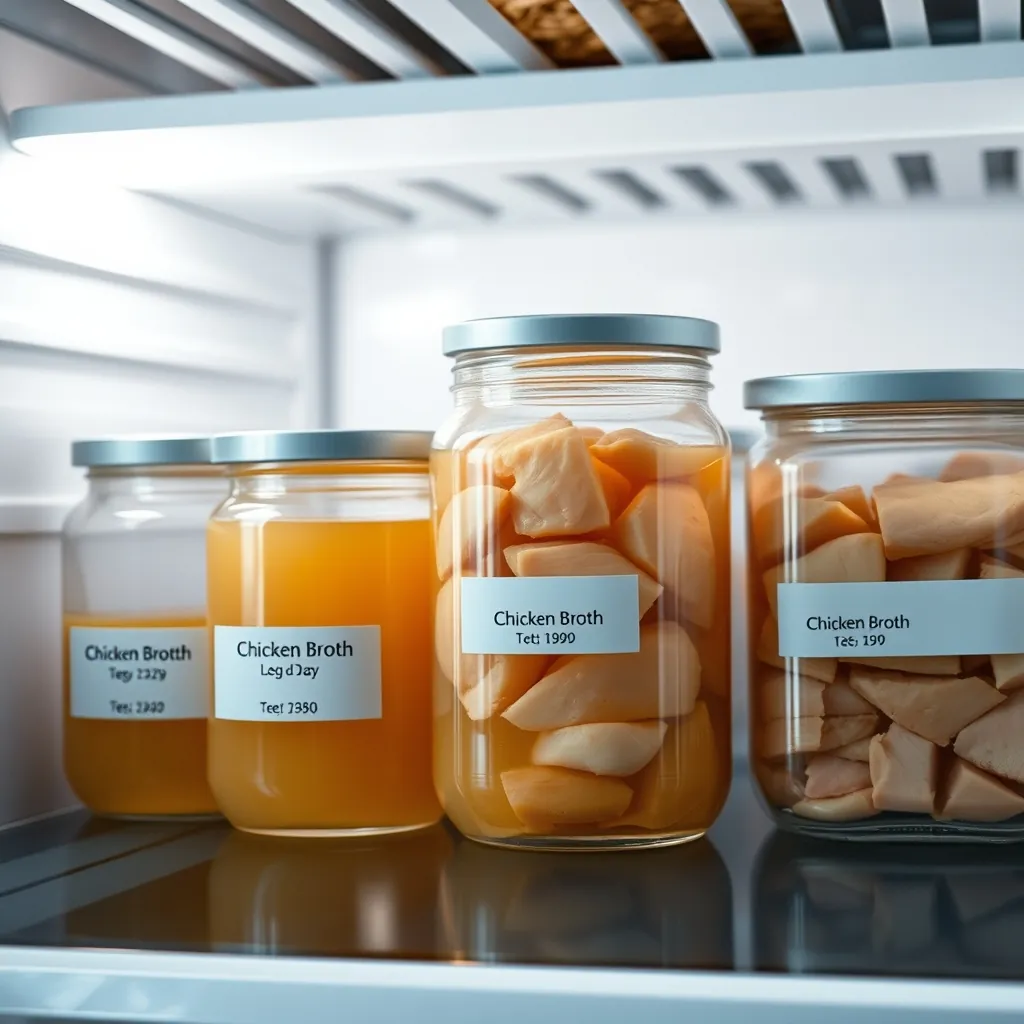 Glass containers storing