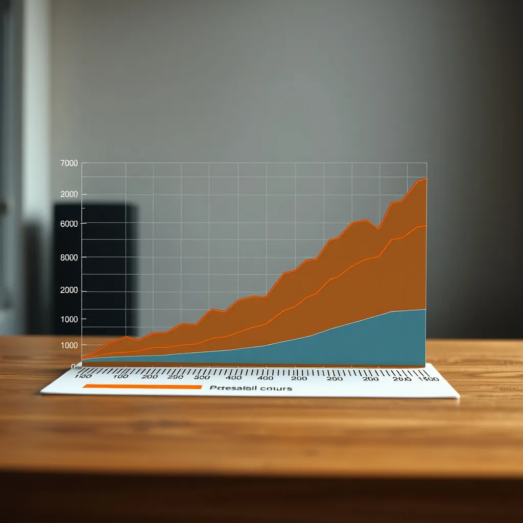 Graph comparing performance metrics of Rust with other languages Graph comparing performance