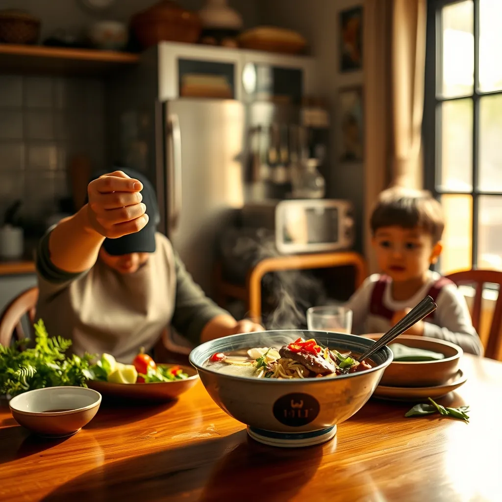 Tự tay nấu một bát phở bò Nam Định chuẩn vị ngay tại căn bếp gia đình Home cook proudly