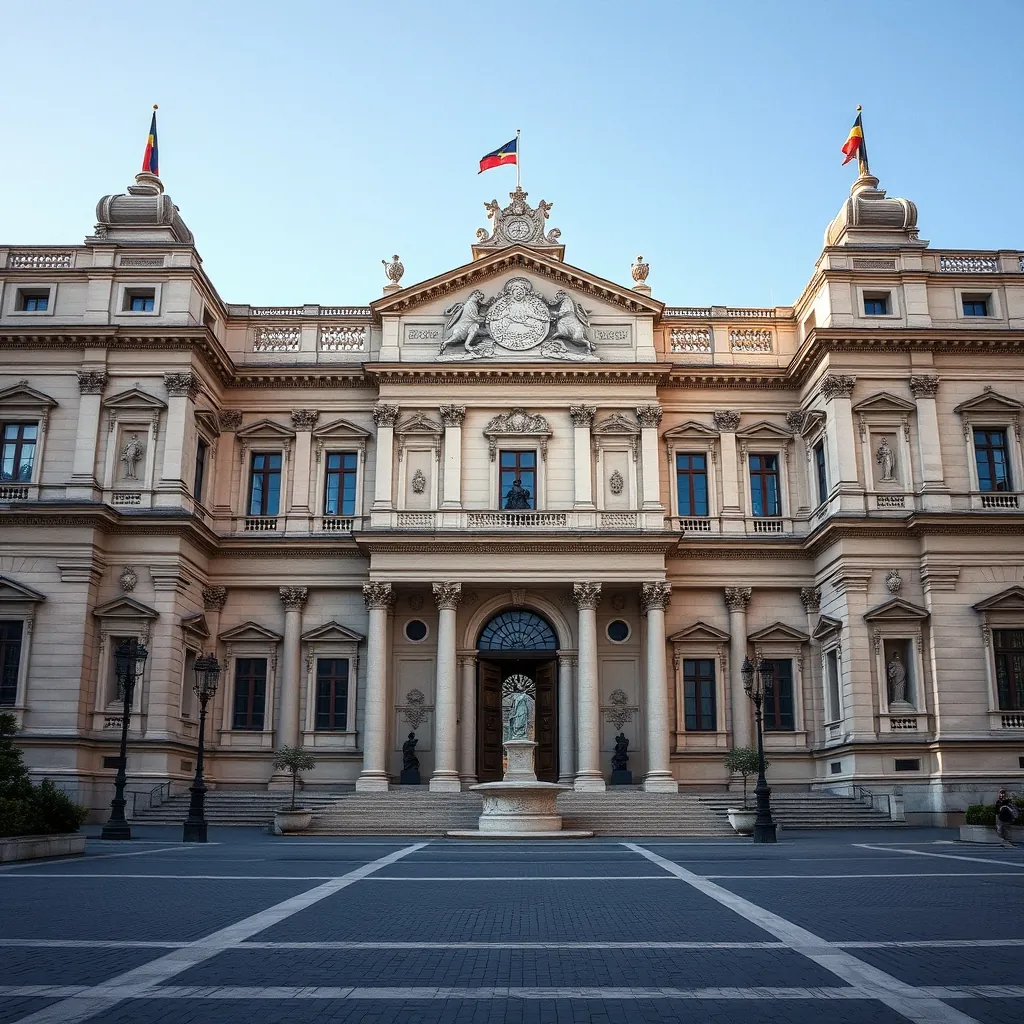 El icónico Museo del Prado con su gran fachada