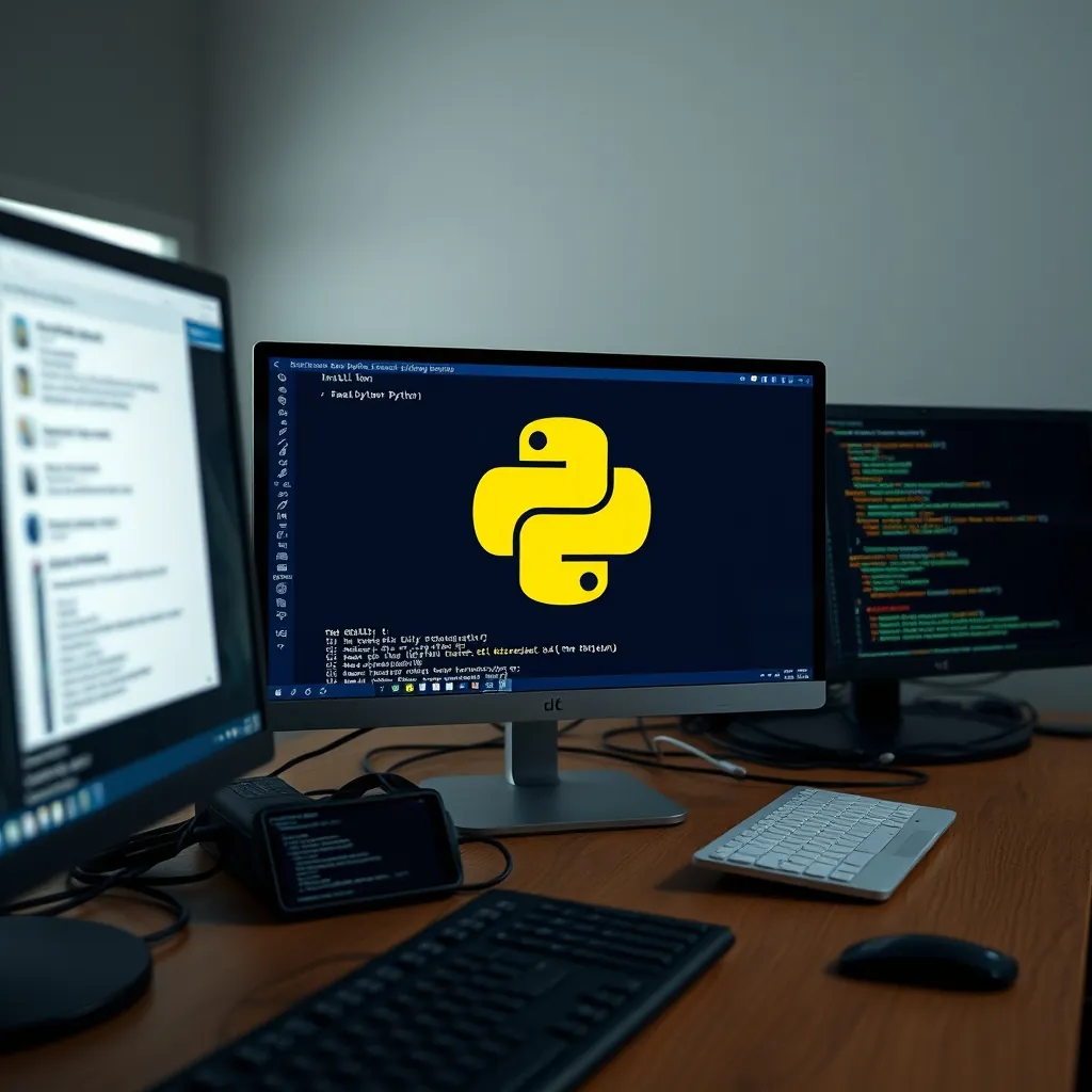 Installing python