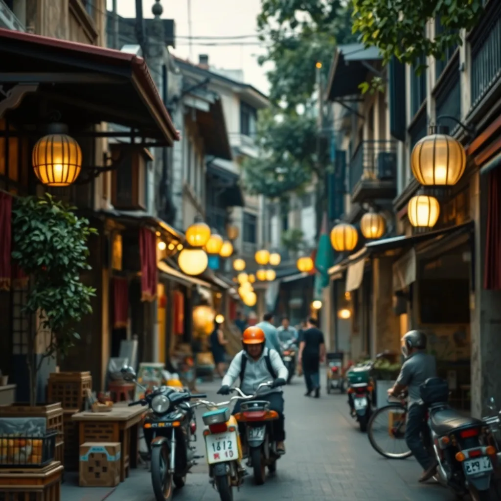 Phố cổ Hà Nội nhộn nhịp với cuộc sống và kiến trúc truyền thống Life traditional architecture
