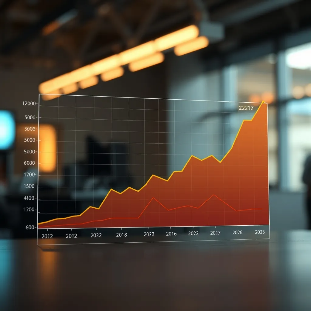 Line graph showing FastAPI's rapid adoption growth from 2022 to 2026 compared to other frameworks Line graph showing FastAPI's rapid adoption growth from 2022 to 2026 compared to other frameworks