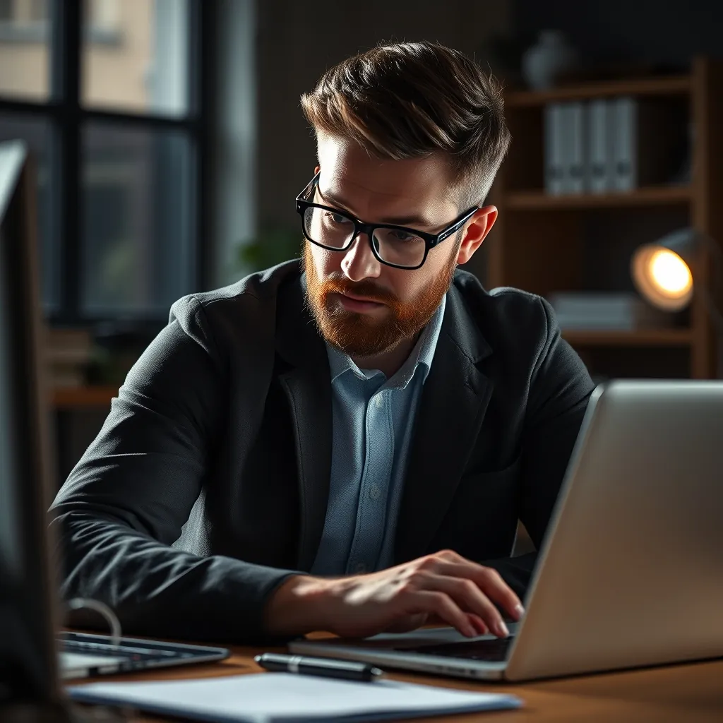 Marketing expert optimizing