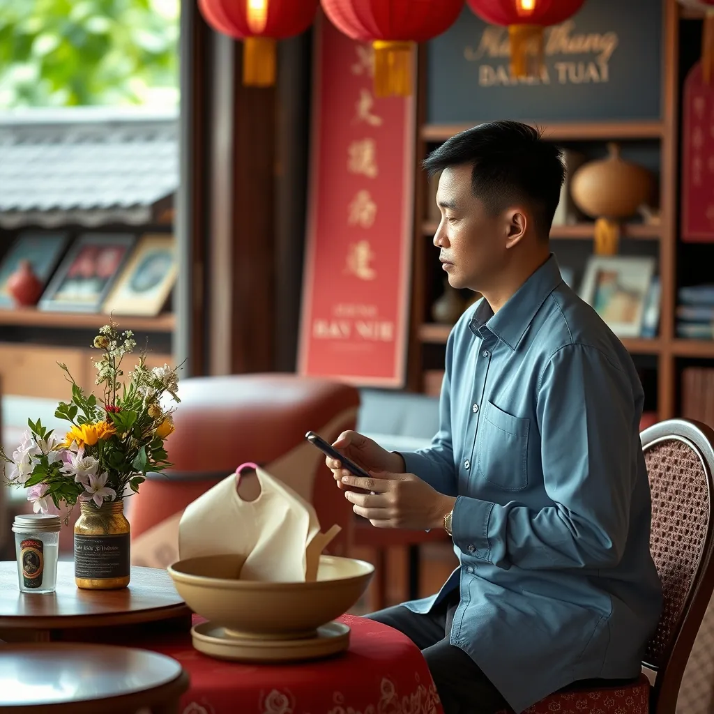 Một góc quán bún chả đông khách ở Hà Nội Một góc quán bún chả đông khách ở Hà Nội