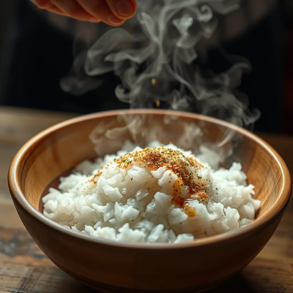 木製の飯台で酢を切るように混ぜる寿司飯のイメージ 木製の飯台で酢を切るように混ぜる寿司飯のイメージ
