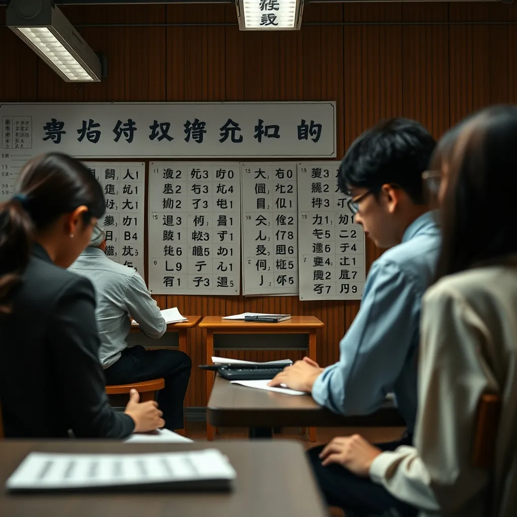 日本語テストの環境の概要 Overview japanese language