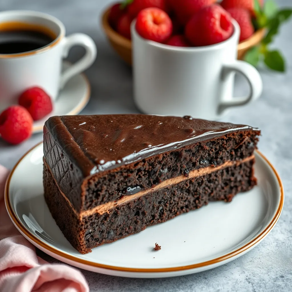 Perfect pairings enhance the chocolate cake experience. Perfect pairings enhance the chocolate cake experience.