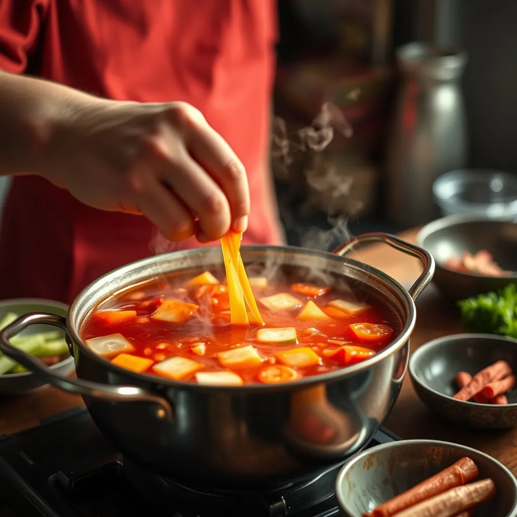 Preparation spicy sour