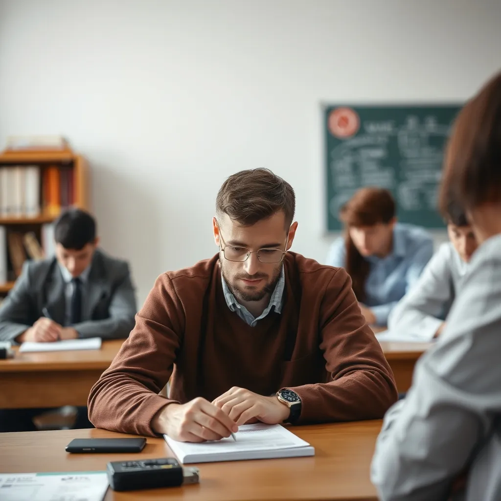 التحضير لاختبار الماستر في بيئة أكاديمية Preparing master test