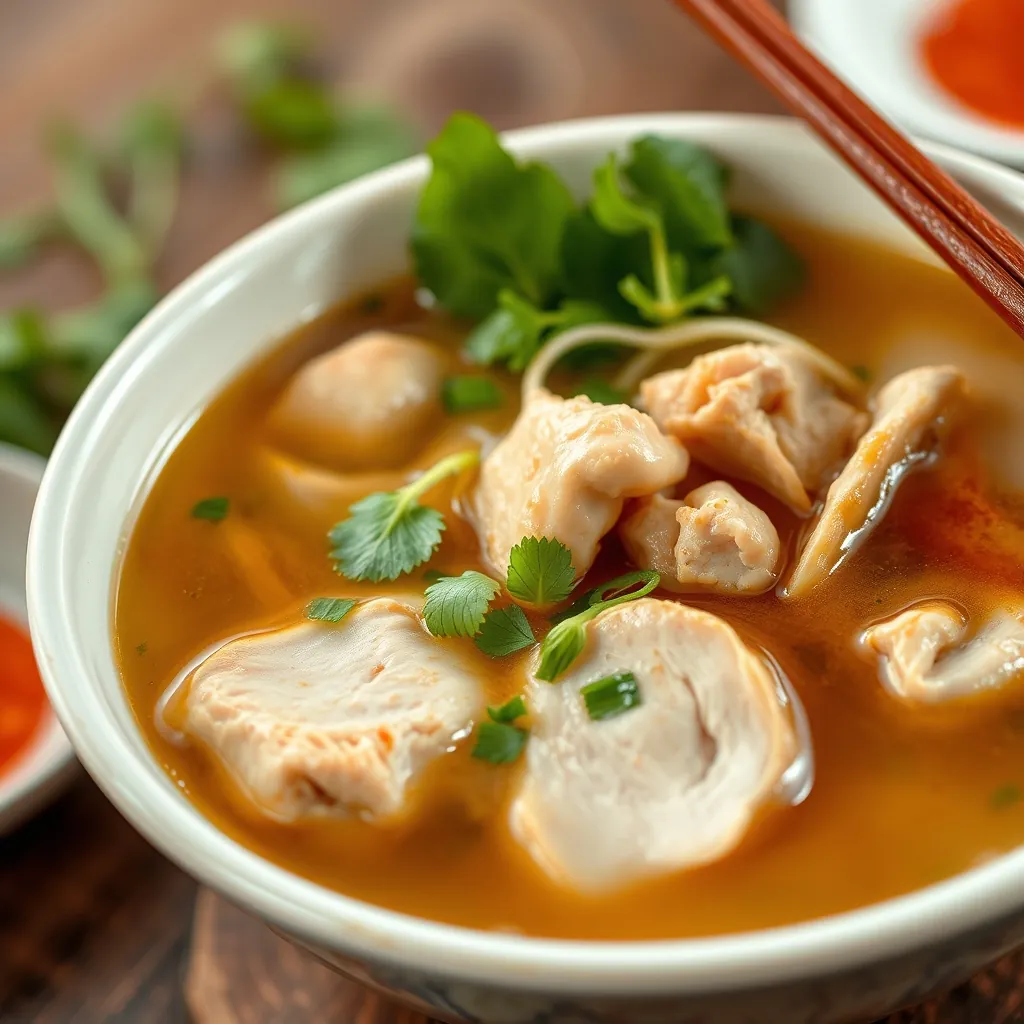 Rising appetizing presentation