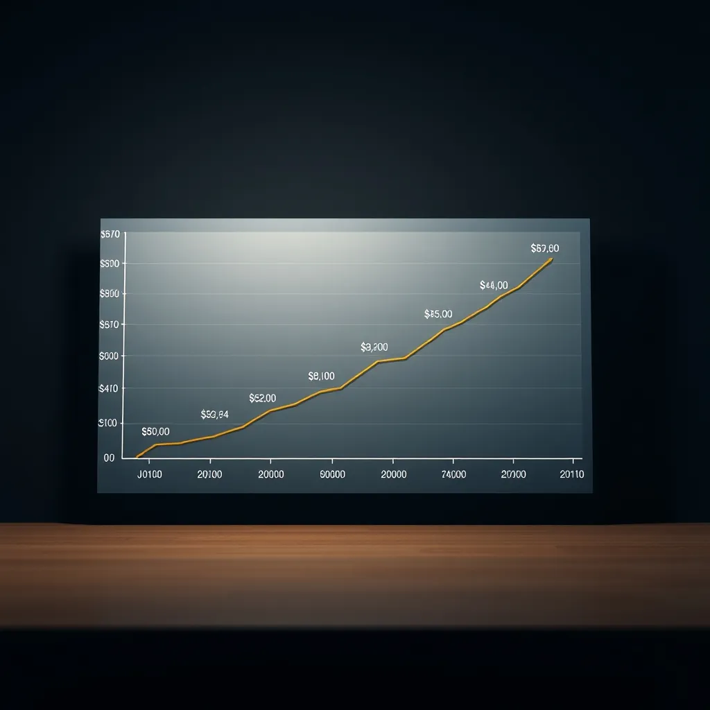 Salary progression chart for developers across key programming languages Salary progression chart for developers across key programming languages