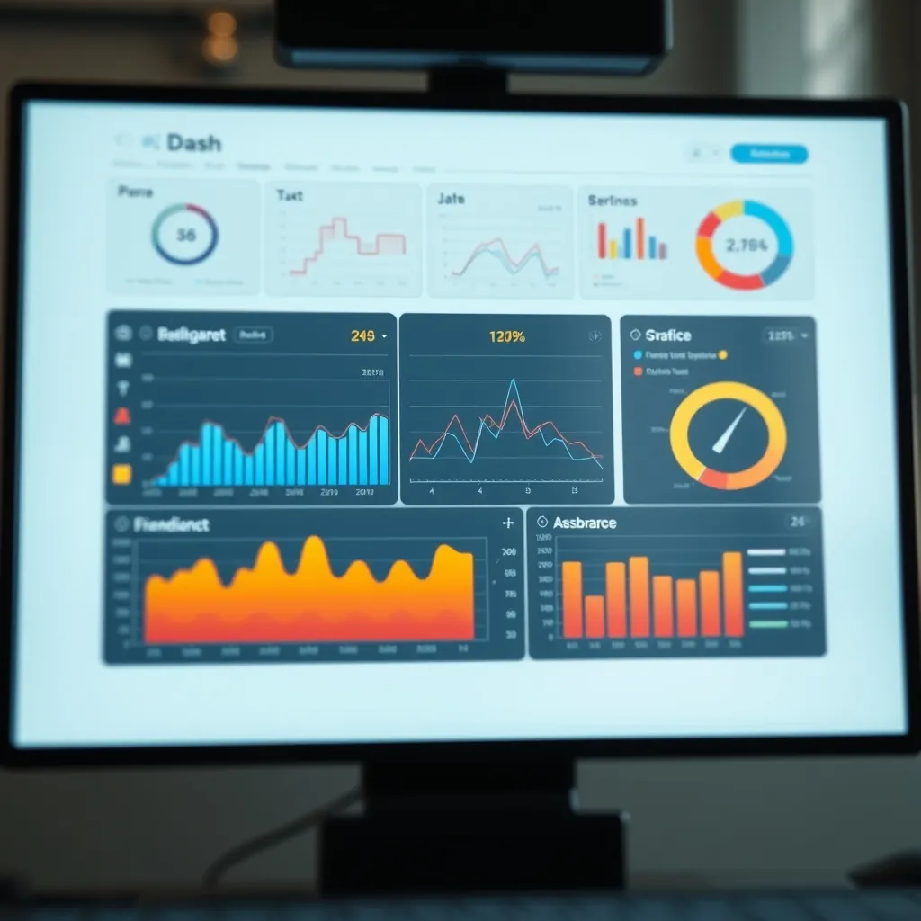 Screenshot diagram showing a sample Dash dashboard with interactive charts and graphs Screenshot diagram showing a sample Dash dashboard with interactive charts and graphs