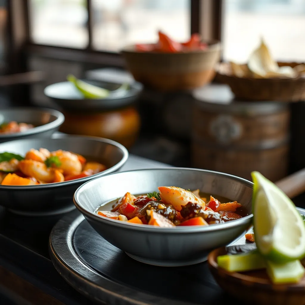 Món ăn từ hải sản miền Tây Seafood dishes