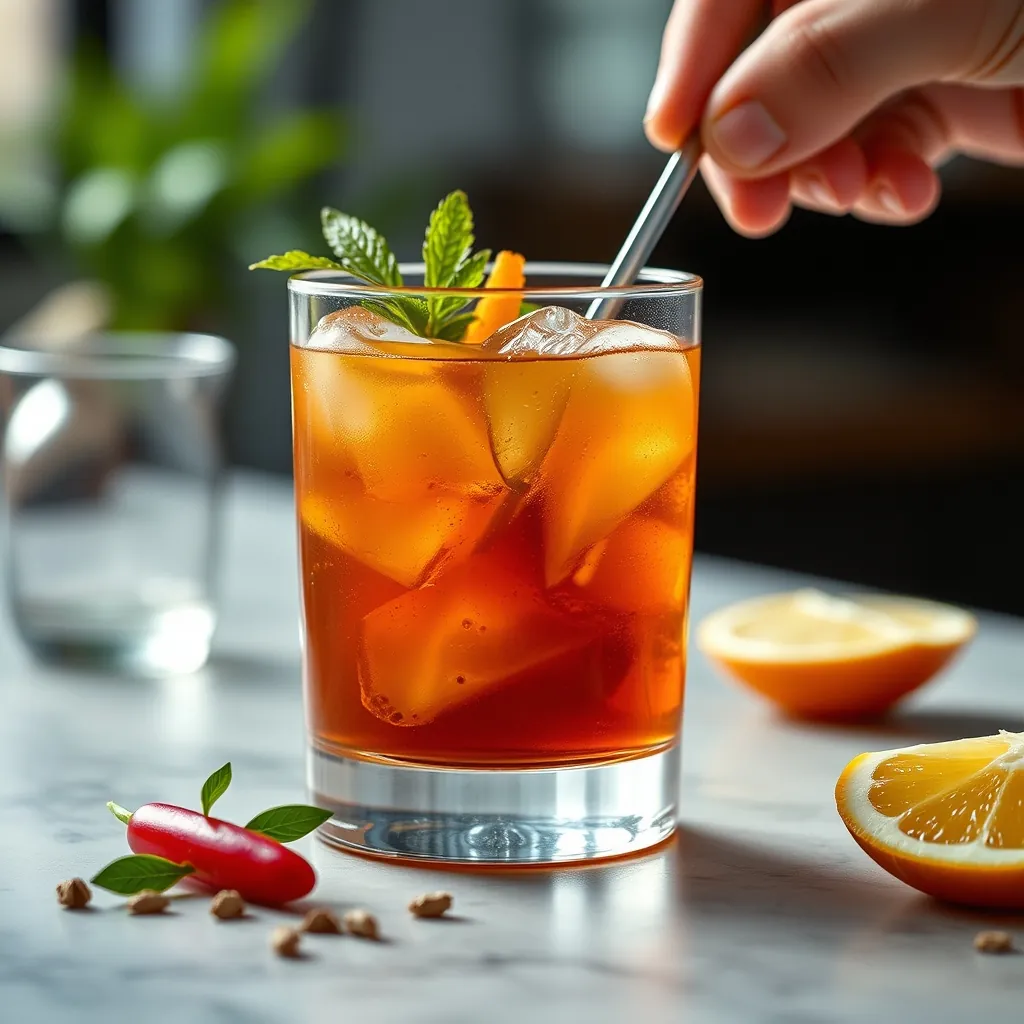 トラーダのサーブ方法 Serving iced tea
