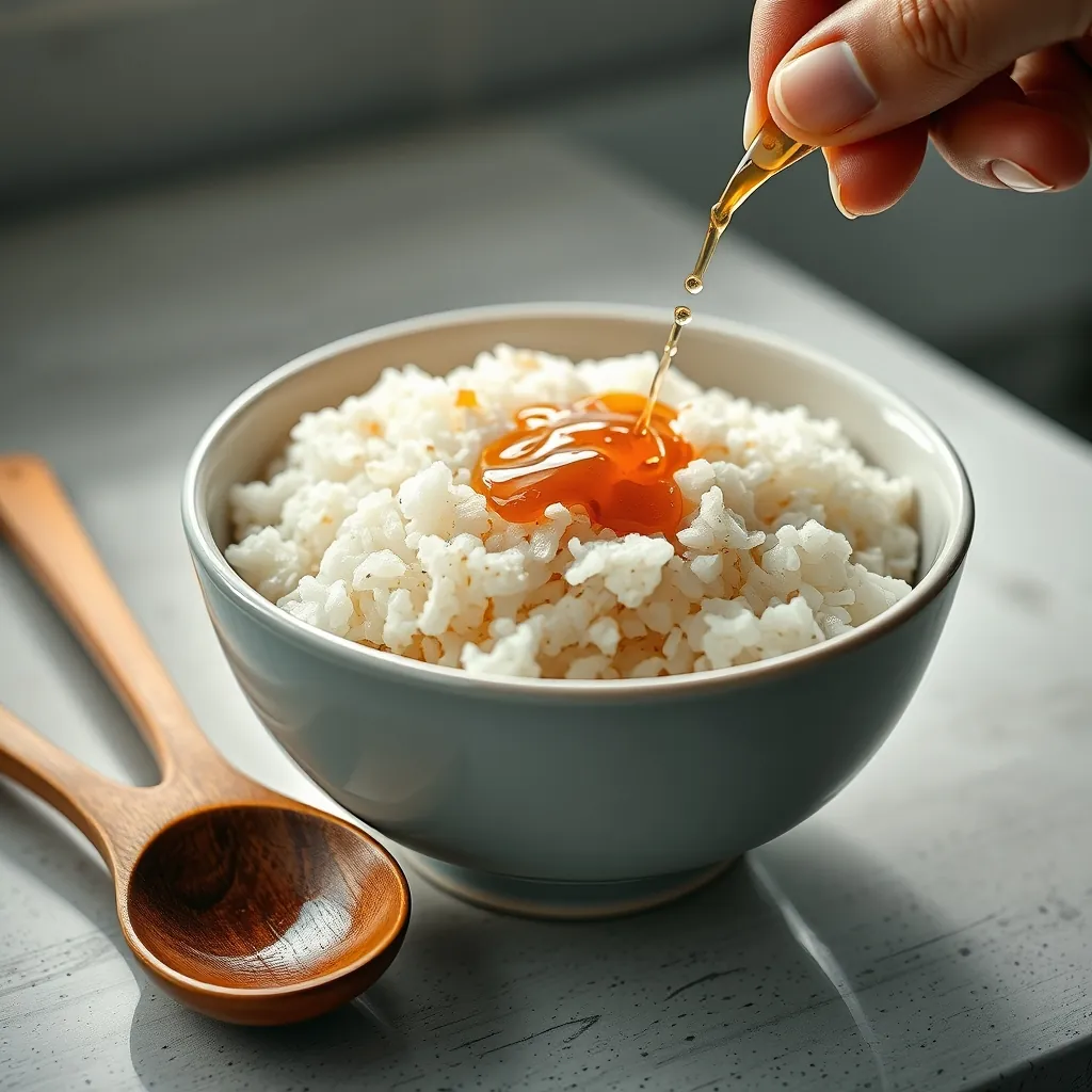 寿司飯の失敗例と修正の様子：慌てずに対処すれば取り戻せる